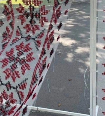 У Нововолинську невідомі понівечили інсталяцію до Дня Незалежності