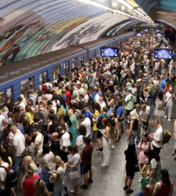У Києві під час ракетної атаки на станціях метро укривалися майже 52 тисяч людей - КМДА