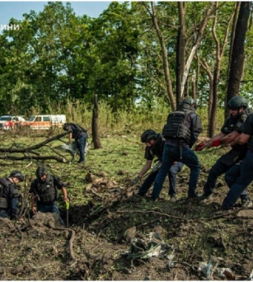 В Немишлянському районі Харкова сапери ліквідували наслідки ранкового обстрілу