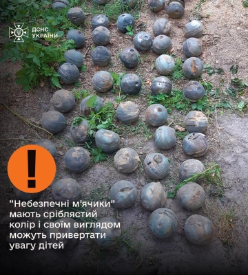 У Києві серед уламків російської ракети Х-101 знайшли 60 &quot;небезпечних м‘ячиків&quot;. Подробиці і фото
