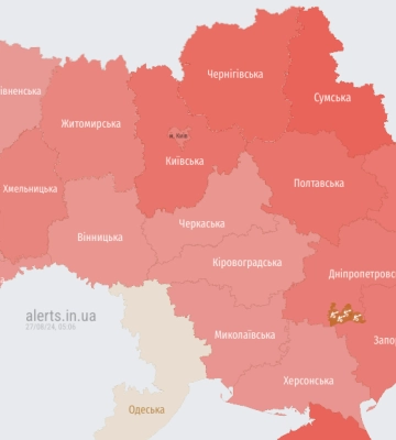 Нічна повітряна тривога у Львівській області 27 серпня