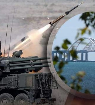Росіяни розмістили на Кримському мосту ЗРК “Панцир-С1” – “Кримський вітер”