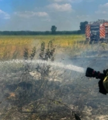 На Волині від удару блискавки загорілася хата (Фото)