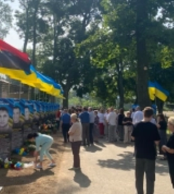 На Костопільщині відкрили алею пам'яті загиблим захисникам