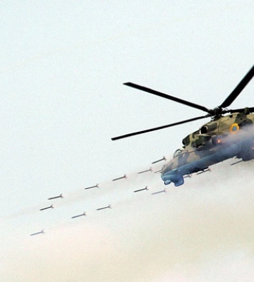 Экипаж Ми-24 сбил в воздухе вражеский дрон