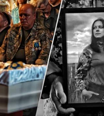 У Києві на Михайлівській площі прощаються з активісткою та військовою Наталією Кузнєцовою