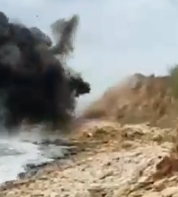 На Одещині знищили морську міну, - ВІДЕО