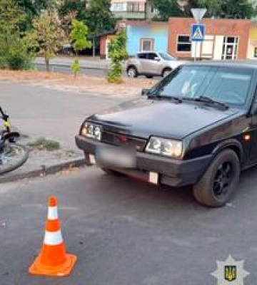 У Полтаві під час ДТП травмувався неповнолітній велосипедист
