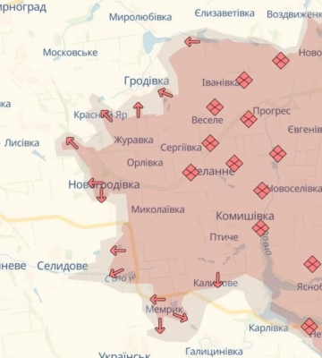 Россияне отбили село Коренёво в Курской области и продвинулись в Донецкой области, - DeepState. КАРТА