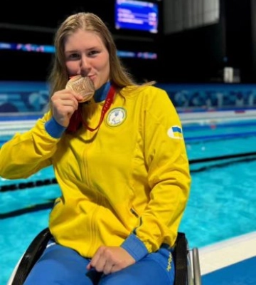 Миколаївська спортсменка Анна Гонтар виборола бронзову нагороду Паралімпійських ігор в Парижі