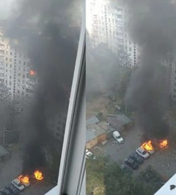 В Харькове россияне попали по жилому дому: есть погибшие