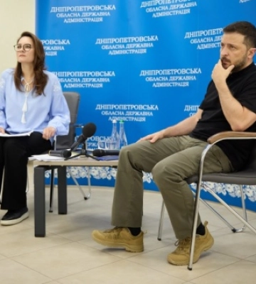 Зеленський на Дніпропетровщині зустрівся з представниками бізнесу
