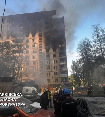 У Харкові сьогодні оголошено траур за загиблими внаслідок атаки РФ