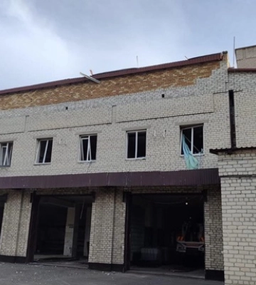 Оккупанты обстреляли пожарную часть в Покровске