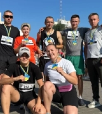 Патрульні у Луцьку бігли в пам’ять про загиблих військових