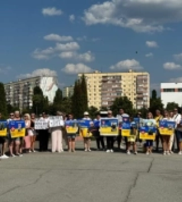У райцентрі на Рівненщині відбулась акція на підтримку родин зниклих безвісти та полонених військовослужбовців