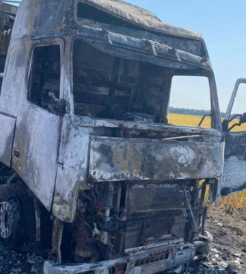 Вражені зерновози рашисти намагаються видати за нібито колону техніки ЗСУ — прокуратура