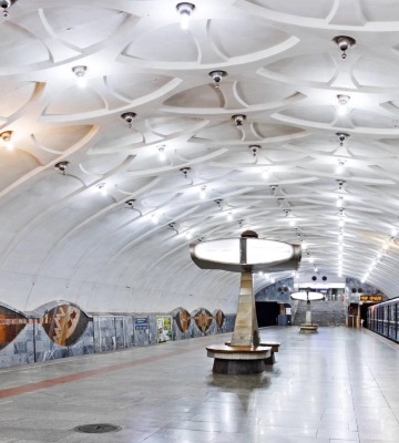 После ударов россиян станция метро на Салтовке в Харькове работала как укрытие