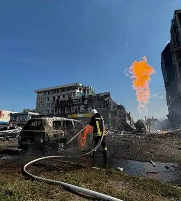 У Харкові ворог вдарив ракетою по одному з енергообʼєктів