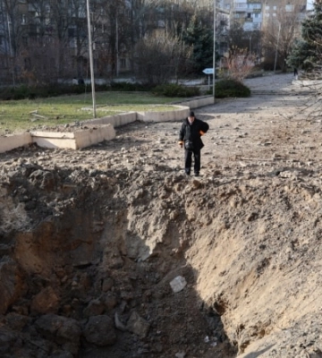 В Киеве во время ракетной атаки слышали взрывы