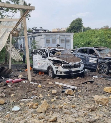 Унаслідок російського ракетного удару по Києву постраждала будівля мечеті на Нивках — фото