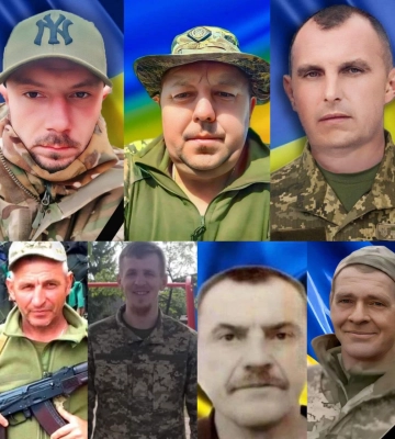 На Рівненщині до Небесного війська провели семеро захисників