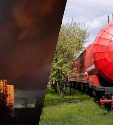 Для тушения пожара в Тернополе использовали 2 пожарных поезда, – ГСЧС