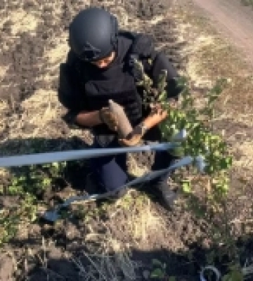 На Кіровоградщині сапери ДСНС знищили артснаряд часів Другої світової війни