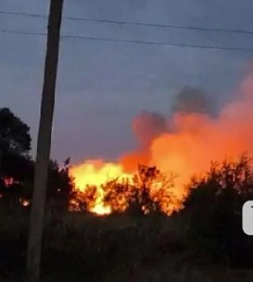У Кривому Розі горіло сміття та очерет