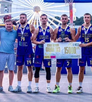 Сумський студент виграв “срібло” Кубку України з баскетболу 3х3