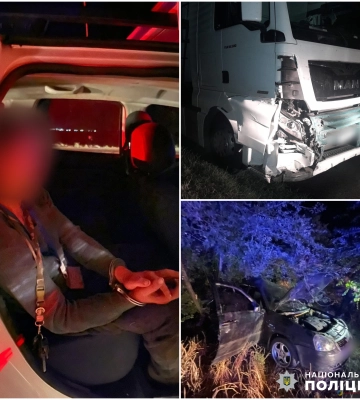 Затримали п’яного водія вантажівки, який на трасі Київ-Одеса травмував трьох людей