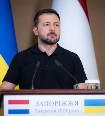 Зеленський прибув до Запоріжжя (ВІДЕО)