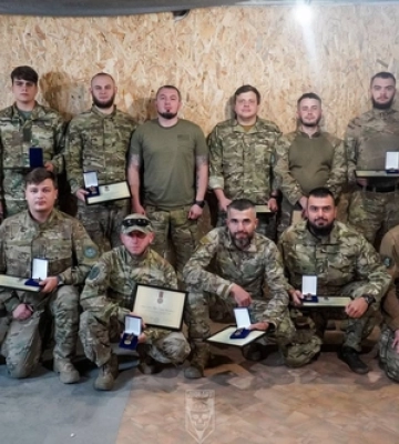 Бійці батальйону «Любарт» отримали нагороди від президента  