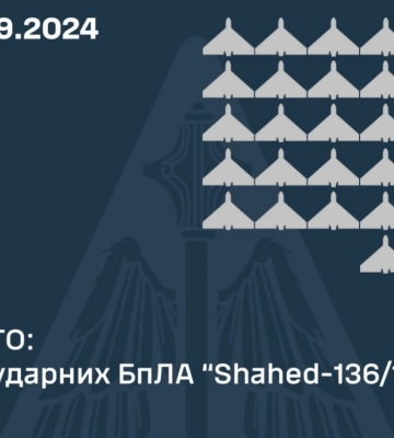 ЗБИТО 27 УДАРНИХ БПЛА