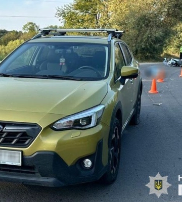 Унаслідок зіткнення з автомобілем на Львівщині загинув скутерист 
