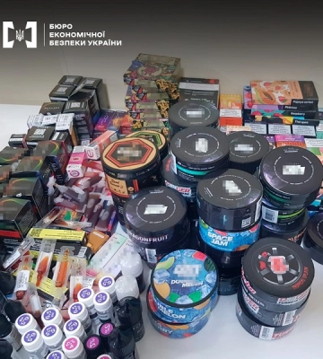 На Одещині з нелегального обігу вилучили електронні сигарети вартістю 2,1 млн грн