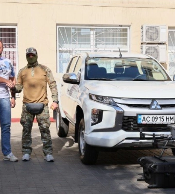 Луцька міська рада передала захисникам України чергову партію допомоги