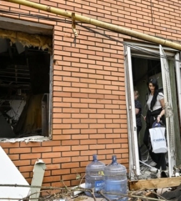 Наслідки обстрілу Запоріжжя