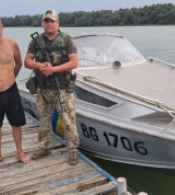 В Ізмаїлі затримали 40-річного чоловіка, який намагався переплити Дунай