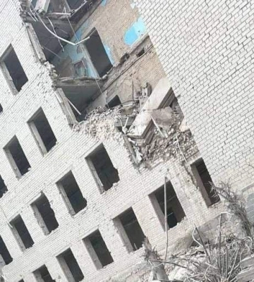 Очевидець атаки на Інститут зв’язку у Полтаві розповів про те, що сталося