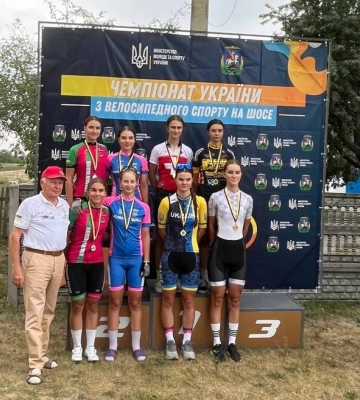 Черкаські велоспортсмени здобули нагроди чемпіонату України в багатоденній гонці
