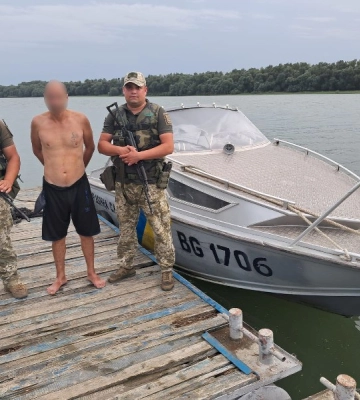 В Ізмаїлі затримали 40-річного чоловіка, який намагався переплити Дунай
