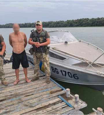 В Ізмаїлі затримали 40-річного чоловіка, який намагався переплити Дунай