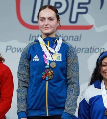 Пауерліфтерка з Кіровоградщини здобула «бронзу» на чемпіонаті світу