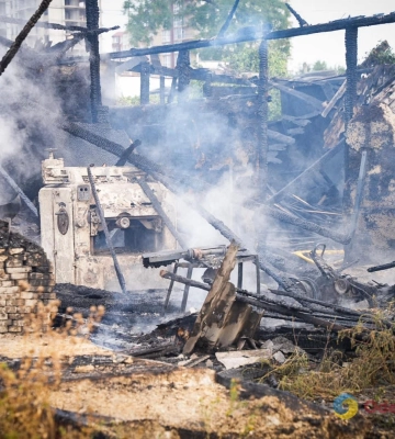 У Пересипському районі Одеси гасили пожежу