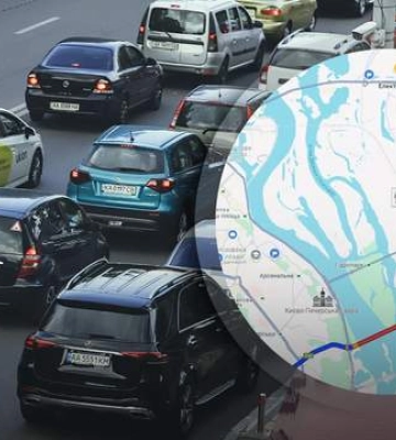 У Києві через тривогу в понад 9 годин величезні затори на дорогах, ускладнений рух метро