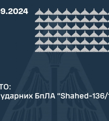 Россия атаковала Украину баллистической ракетой и 78 дронами