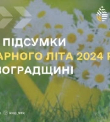 Літо 2024 року на Кіровоградщині виявилося дуже теплим та посушливим