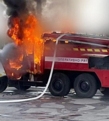 Внаслідок ворожого обстрілу на Дніпропетровщині постраждав рятувальник
