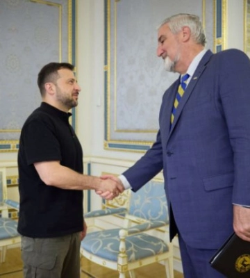 Володимир Зеленський повідомив про підписання меморандуму про співпрацю між Житомирською областю та штатом Індіана